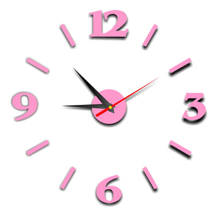 Wall Clock Living Room Personality Clock Large Wall Clock Mute Modern Minimalist Art Digital Clock