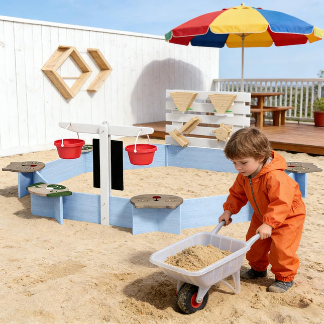 Toddler Sandbox,Kid Wooden Sandbox