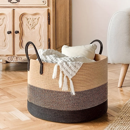 Cotton String Woven Storage Basket Storage Basket