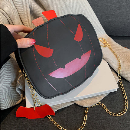 Halloween Shoulder Bag For Girls Personality Funny Creative Chain Crossbody Bags