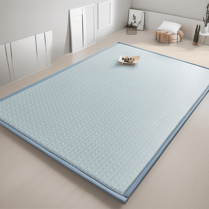 Soft and Breathable Machine-Washable Floor Mattress Pad, Japanese Tatami Mat, Portable Foldable Summer Sleeping