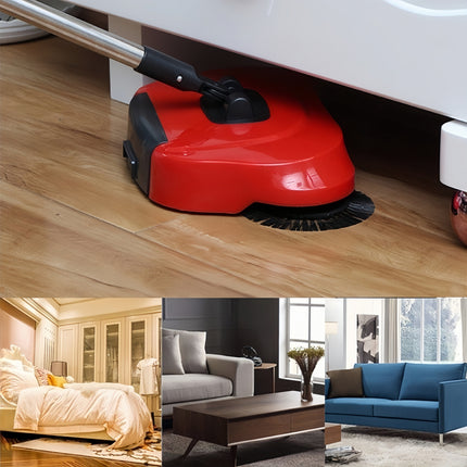 1pc Manual Sweeper Mop and Vacuum Combo for All Hard Floors Pet Hair