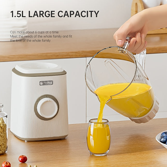 a Juicer, Blender, And Food Processor, Featuring a 1.5L Glass Jar,
