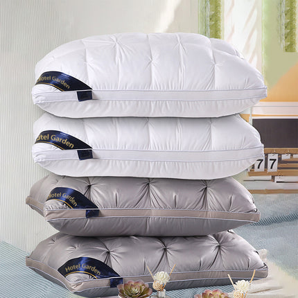 Neck Support Pillow for Sleep - Breathable Bed Pillow with Moisture-Wicking Technology,