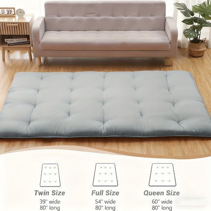 650gsm Outdoor Sleeping Pad Warm Thin Mattress, Japanese Tatami Soft Mattress, Thickened Filling