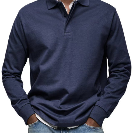 Men's Casual All-matching Long Sleeve Button Shirt