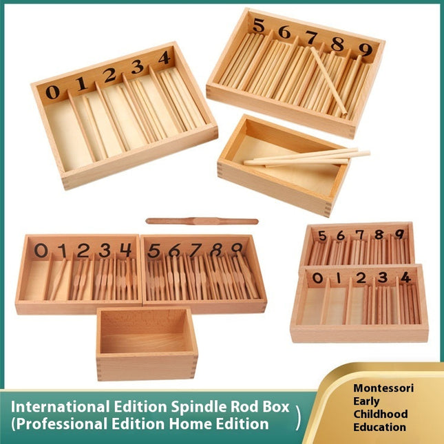 Montessori Mathematics Teaching Tools Spindle Box