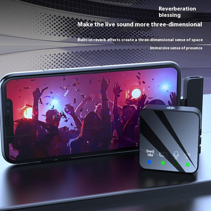 Wireless Microphone With Bluetooth Accompaniment Noise Reduction