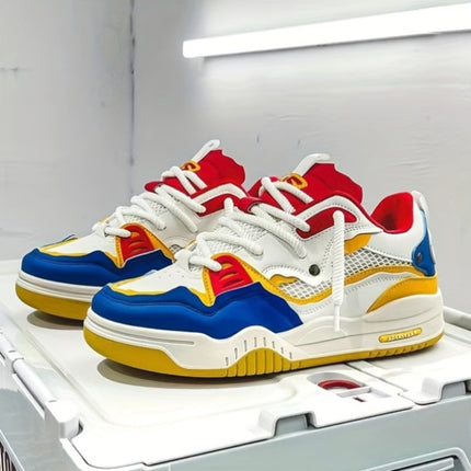 Lightweight Comfortable Athletic Shoes, Lace-Up Casual Running Walking Sneakers