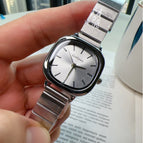 Silver Strap White Surface