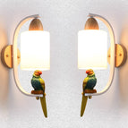 Bird wall lamp / 2pc