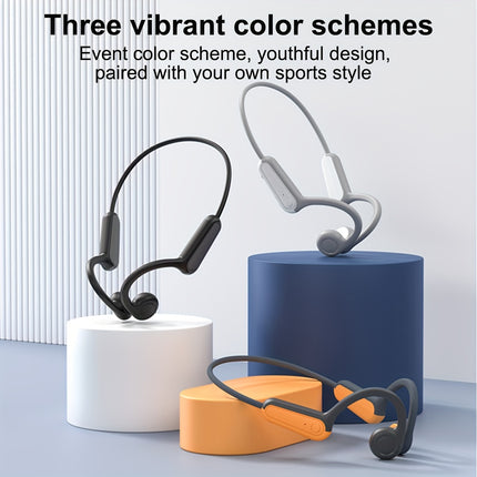 Wireless Bone Conduction Headphones - 15H Playtime, Sweatproof Sports Earbuds with Mic