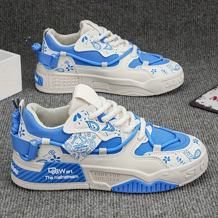 Sneakers, Outdoor Sports Men's Lace-up Fitness Skate Shoes Casual Basketball Shoes Comfortable