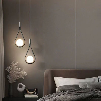 Bedroom Bedside Simple Innovative Decoration Small Droplight