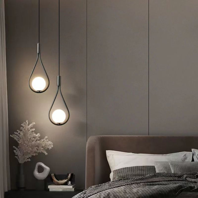 Bedroom Bedside Simple Innovative Decoration Small Droplight