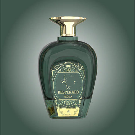 Mahajan Desperado Eden Eau de Parfum for Men 3.4 oz Tropical Woody Green Fragrance with Mint