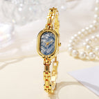 Gold Strap Blue Plate