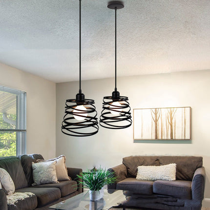 Restaurant Cafe Bar Iron Art Single Head Post Modern Chandelier