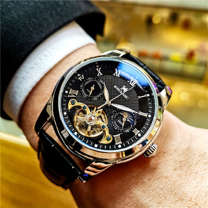 Automatic Tourbillon Mechanical Watch | High-end Luxury Fashion Hollow Business Casual Men'S Watch