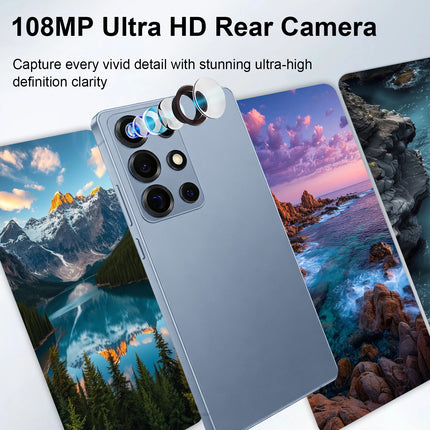 New 2026 Ultimate Unlocked 5G Android Smartphone 8GB+256GB | 6.8" HD Display, 50MP+108MP