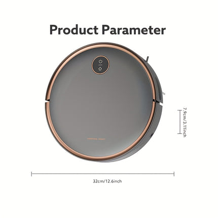Self-Charging Robotic Vacuum Cleaner, 3in 1 Ultra-Slim Robotic Vacuum Cleaners for Hard Floors