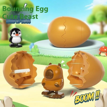 Jumping Egg Cute Beast Toy Clockwork Control Artifact Toy