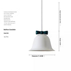 White Bell Blue Bow / Three Colors