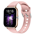 Rose Golden case with pink strap