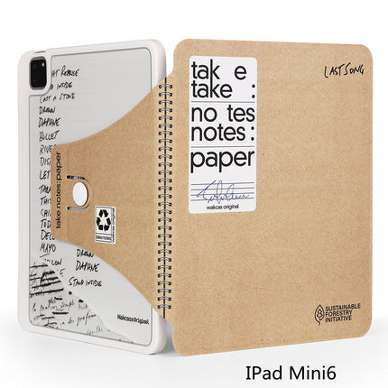 Kraft Paper Pattern Tablet Case