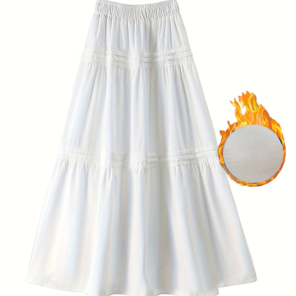 Skirt for Women 2025 Autumn And Winter New Style High-Waisted Mid-Length