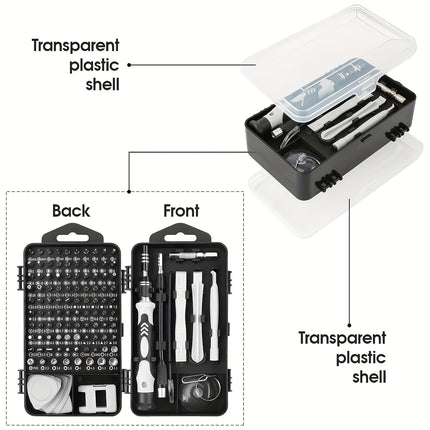 115-in-1 Upgrade Screwdriver Set Strong Magnetic High Hardness Multifunctional Disassembly Complete Set of Tools with