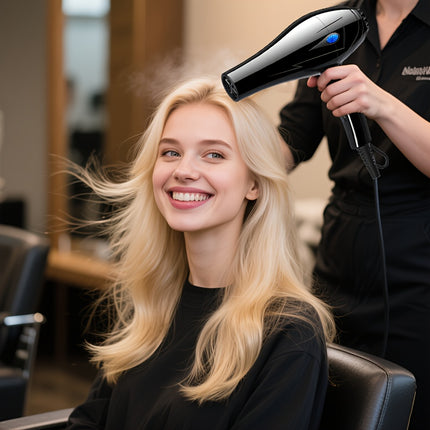 1200W Hair Dryer - Black - European Standard Plug, Ideal for Students and Home Use, Stylish Hair Care