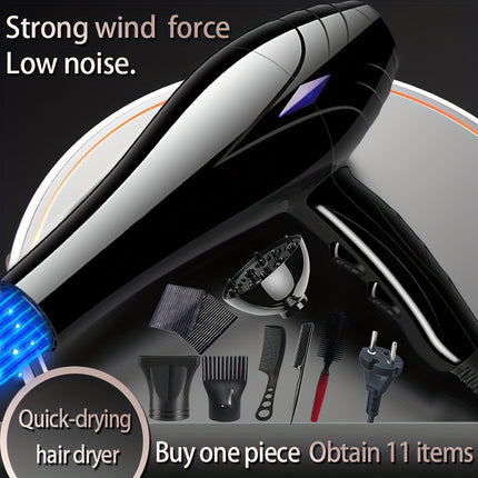 European Standard Hair Dryer, High Power Household Hair Dryer with Hot and Cold Air