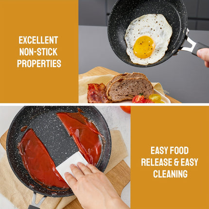 Cookware Sets, Anti-Scald Handles and Lids, Induction Pots and Pans Set Non-Stick