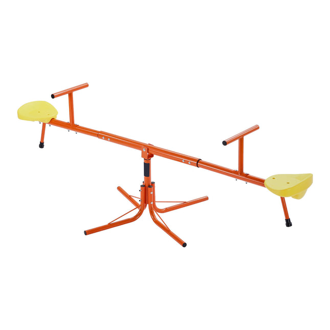 Kids Seesaw 100 lbs Capacity Swiveling 360 Degrees Rotating Teeter Totter