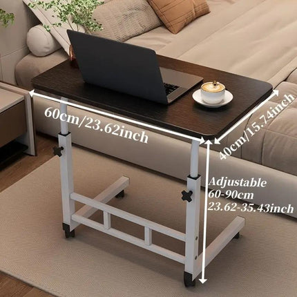Mobile Lifting Tables, Computer Tables, Height Adjustable, Bedside Computer Tables with Wheels