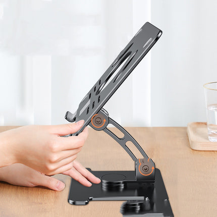 Folding Aluminum Alloy Desktop Swivel Laptop Stand
