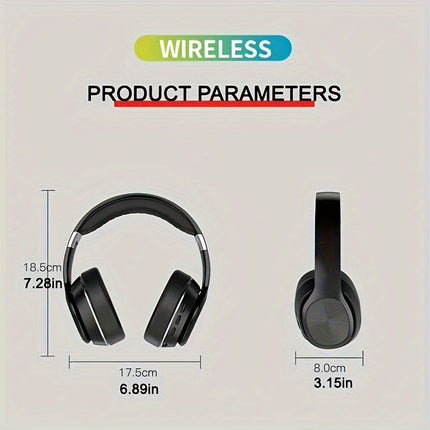 Wireless Headphones - 3-in-1 Versatility, Over-Ear Comfort, and Crystal-Clear Sound