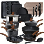 30 PCS Cookware Set / Black