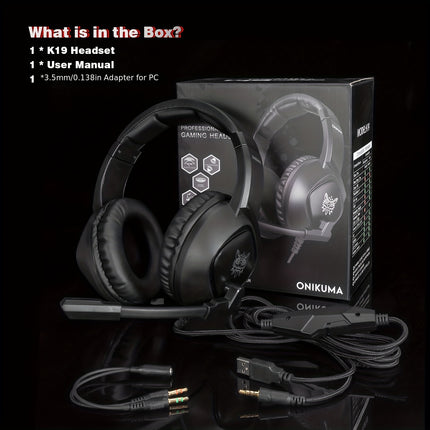 Gaming Headphone with Microphone PC gaming headset & headphones