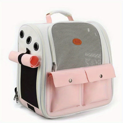 Large Capacity Portable Cat Pet Shoulder Bag - Perfect for Outings and Travel!