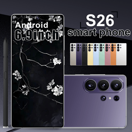 S26 Ultra Upgraded Version S25 Ultra Stylish Unlocked Android Phone, 8GB+256GB Storage,