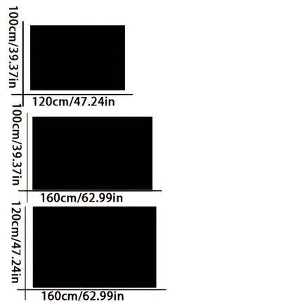 Tie-Dye, Solid Color Plush Carpet, Thick and Soft Foot Mat