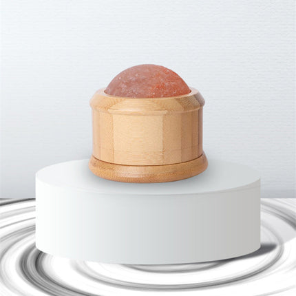 Bamboo Himalayan Salt Ball Massage Roller