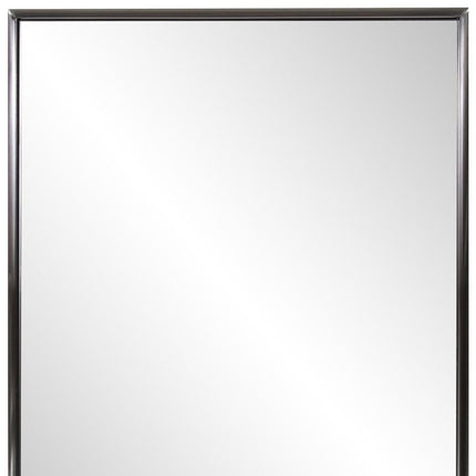 36" Gunmetal Metal Framed Accent Mirror