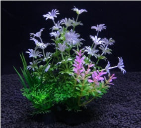 Large and small fish tank landscaping