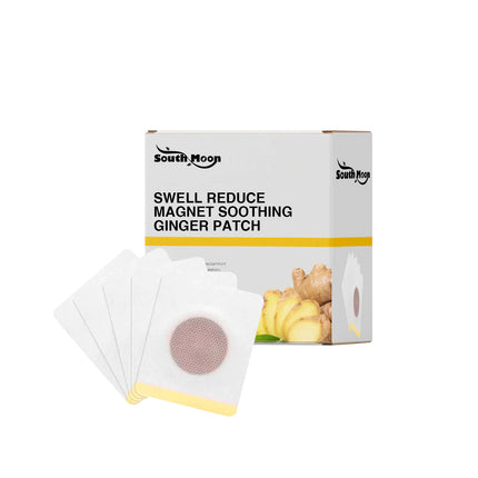 Swell Reduce Magnet Soothing Ger Patch, Ginger Essence Massage Relief Leg Swelling Pain Firming Slimming Care Patch