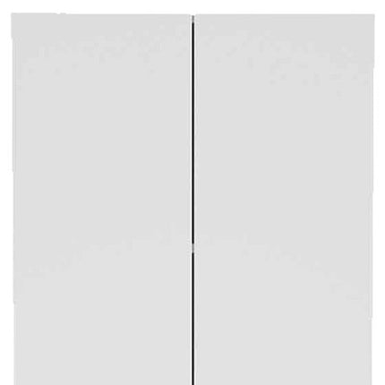 78" Modern White Pantry Cabinet with Two Full Size Doors