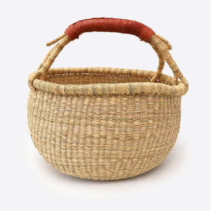Raffia Wool Woven Storage Basket Dirty Laundry