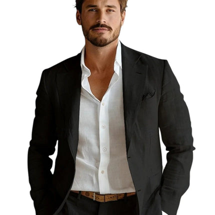 Business Casual Printing Fashionable Jacket Men